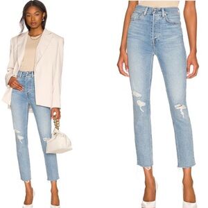 GRLFRND | NEW Piper Super High Rise Slim Jeans in La Jolla Size 31